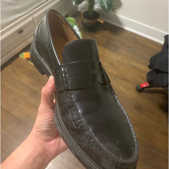 Cole Haan Size 9.5 Black Pinch Penny Loafer Man come with box - Picture 2 of 5